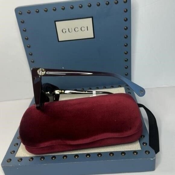 New - Gucci Sunglasses Women's GG0921S 004 Brown /Grey  55-19-145mm","descriptio - Picture 4 of 12